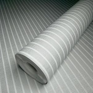 Savile Row Silver wallpaper