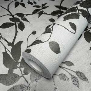 Lipari Jasmin Leaf Steel wallpaper
