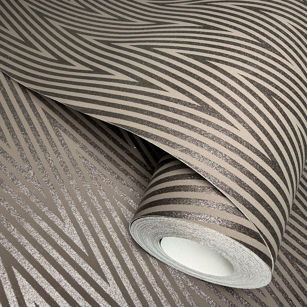 Sloane Chevron Brown wallpaper
