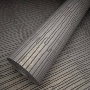 Venice Pulse Iridescent Grey wallpaper